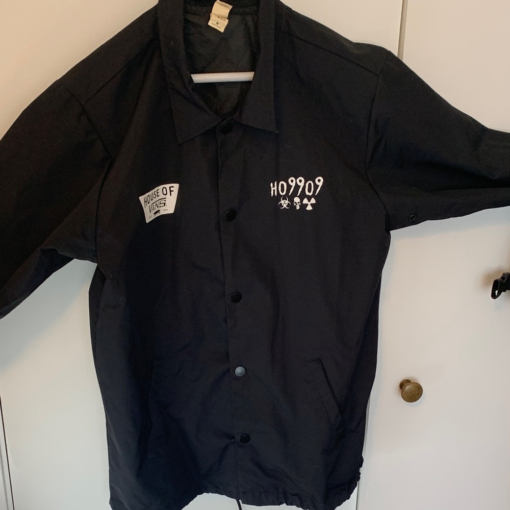 Vans Black Jacket with White Logo